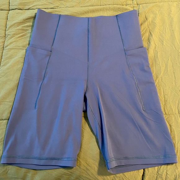 Aerie Blue Workout Shorts - Picture 1 of 3